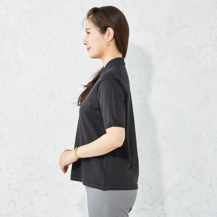 ≪Oggi.jp5月掲載≫ ポロ襟ニット