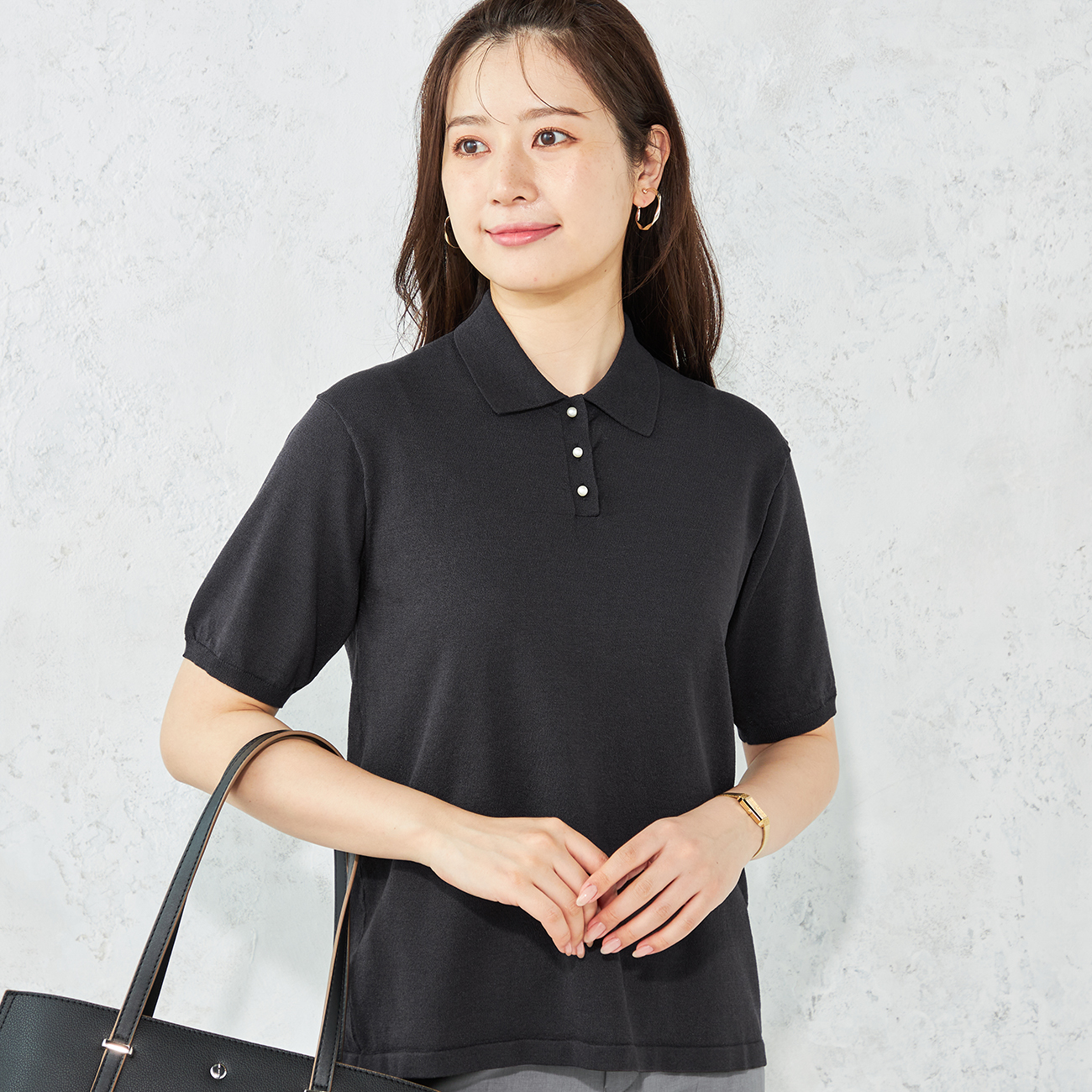 ≪Oggi.jp4月掲載≫ ポロ襟ニット ≪Oggi.jp4月掲載≫ ポロ襟ニット