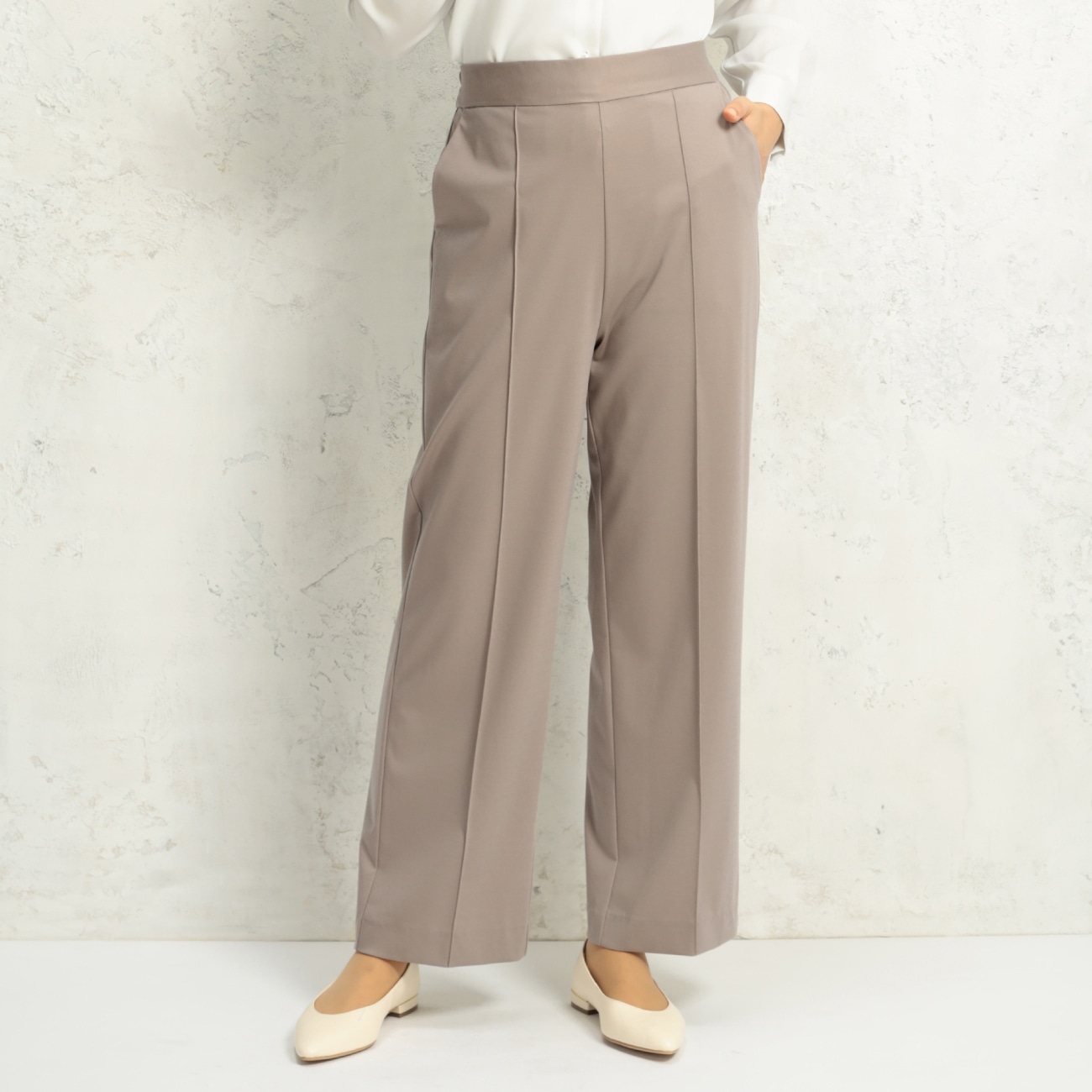 パジャマスーツ】リヨセル混 ワイドパンツ セットアップ着用可【AOKI 