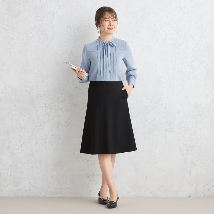 Amazon | [アオキ] 長袖 ブラウス 防しわ きれいめ 選べる