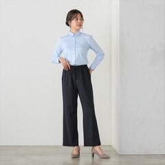 【パジャマスーツ】ジョーゼットジャージー紺 ドロストパンツ セットアップ着用可