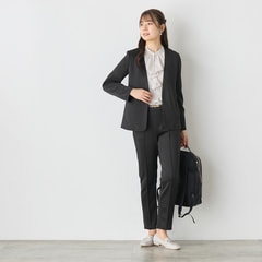 【パジャマスーツ】ダンボールニットノーカラージャケット セットアップ着用可