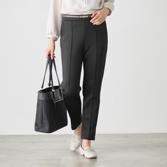 パジャマスーツ】ダンボールニットクロップドパンツ セットアップ着用