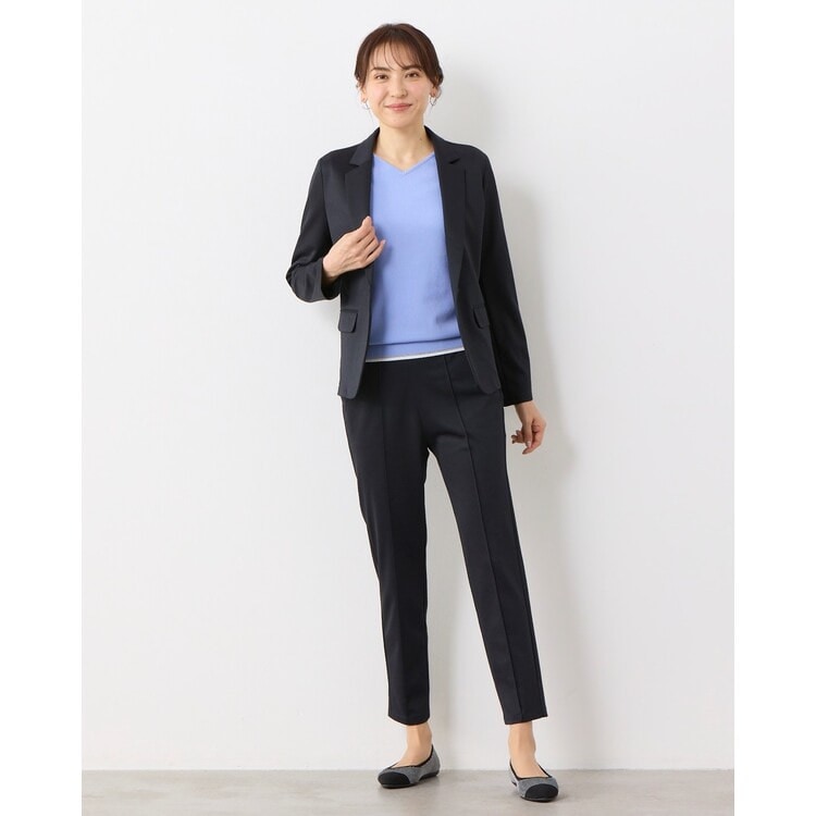 【美品】SUITS SELECT パンツスーツ セットアップ 楽天市場】パンツスーツ（カラーブラウン・柄ストライプ