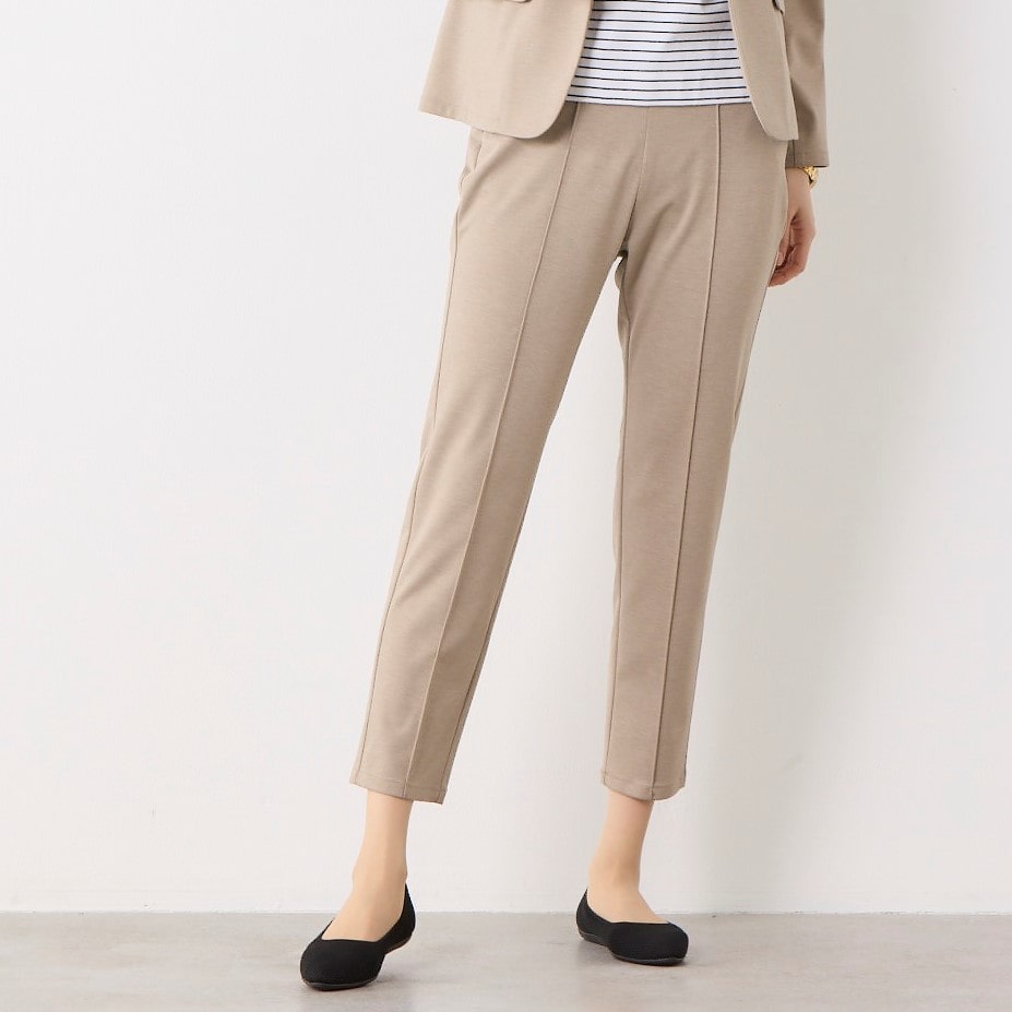 【パジャマスーツ】2Wayストレッチジャージ クロップドパンツ セットアップ着用可 【パジャマスーツ】2Wayストレッチジャージ クロップドパンツ セットアップ着用可