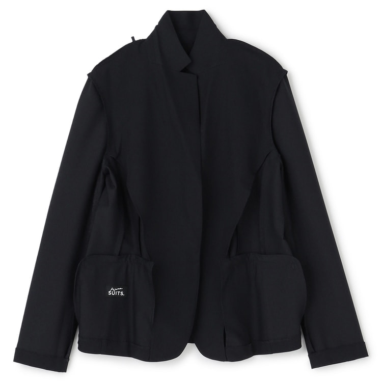 パジャマスーツ】ジャージーライク テーラードジャケット セットアップ