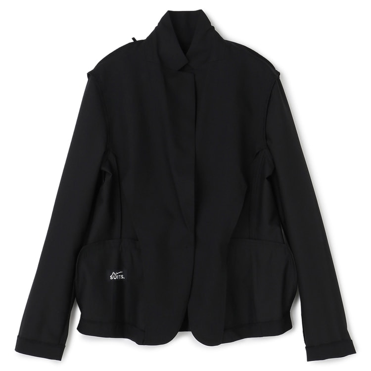 パジャマスーツ】ジャージーライク テーラードジャケット セットアップ