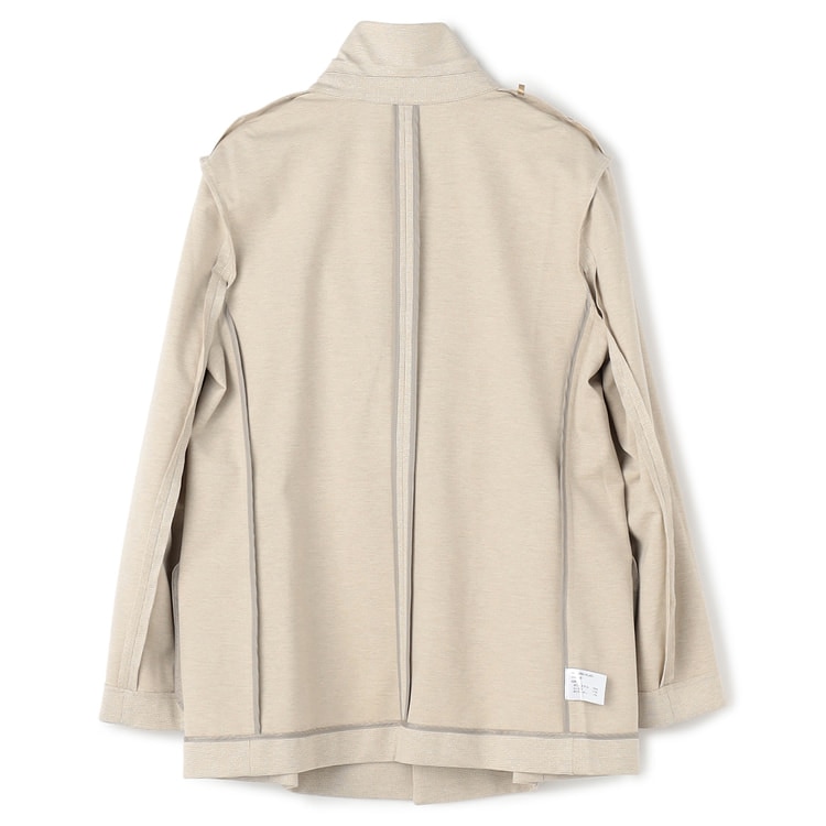 パジャマスーツ】ツイードジャージー ダブルジャケット セットアップ