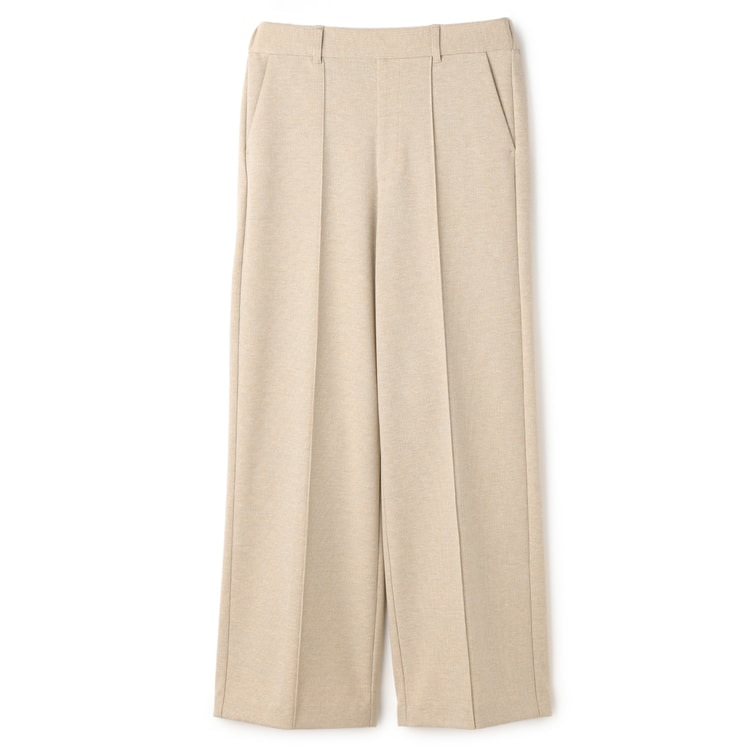 パジャマスーツ】ツイードジャージー セミワイドパンツ