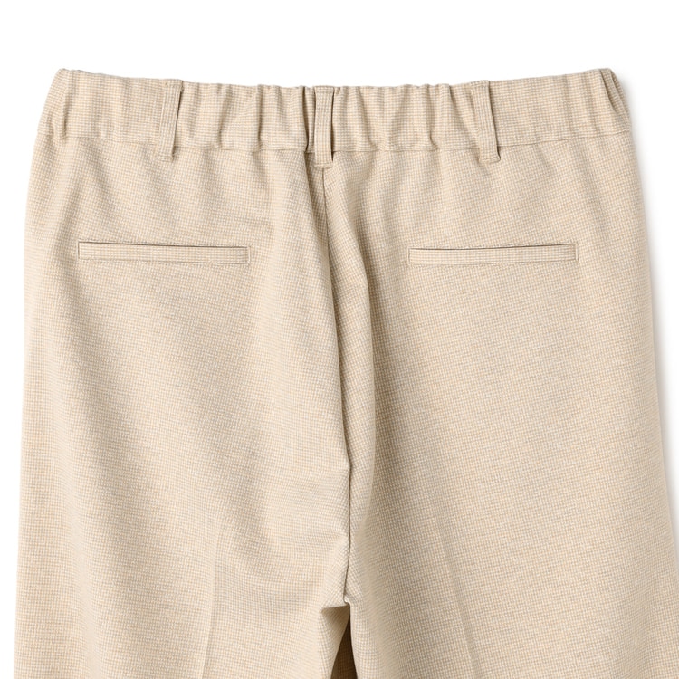 パジャマスーツ】ツイードジャージー セミワイドパンツ