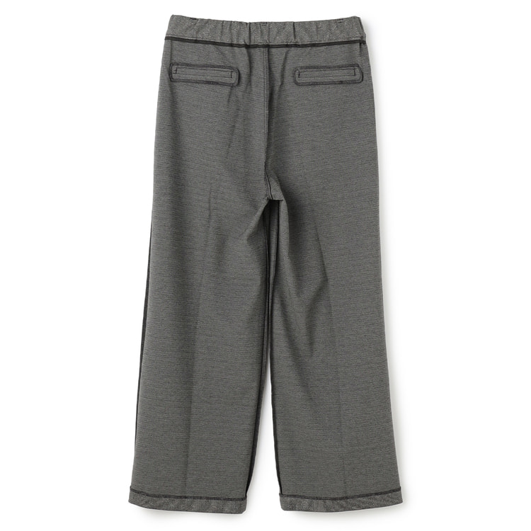 設楽ページ 特価】【パジャマスーツ】ツイードジャージー セミワイドパンツ