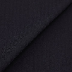 【SizeMAX】アスリートモデル アジャスター付き 洗える スーパーストレッチ 2パンツスーツ 紺シャドーストライプ LES MUES スマート 別売ベストあり
