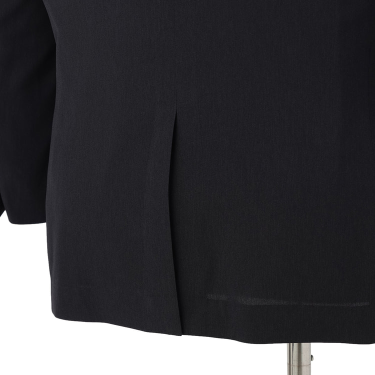 SizeMAX】アジャスター付き 洗えるストレッチスーツ 紺織柄 JOURNA