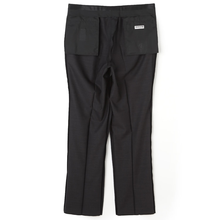 SizeMAX】アスリートモデル 洗えるストレッチスーツ 黒ピンチェック LE