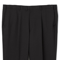 SizeMAX】アジャスター付き 洗えるスーツ 黒無地 JOURNAL WOR【AOKI