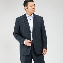 SizeMAX】ノンアイロン スーパーストレッチ シアサッカー