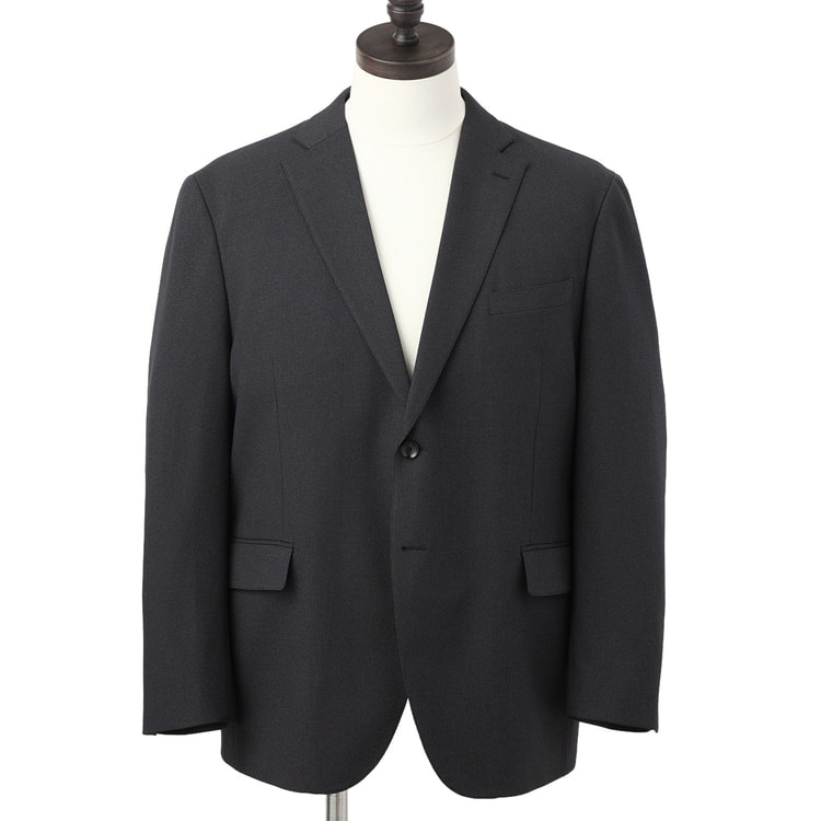 SizeMAX】洗える ノンアイロンストレッチジャケット グレー