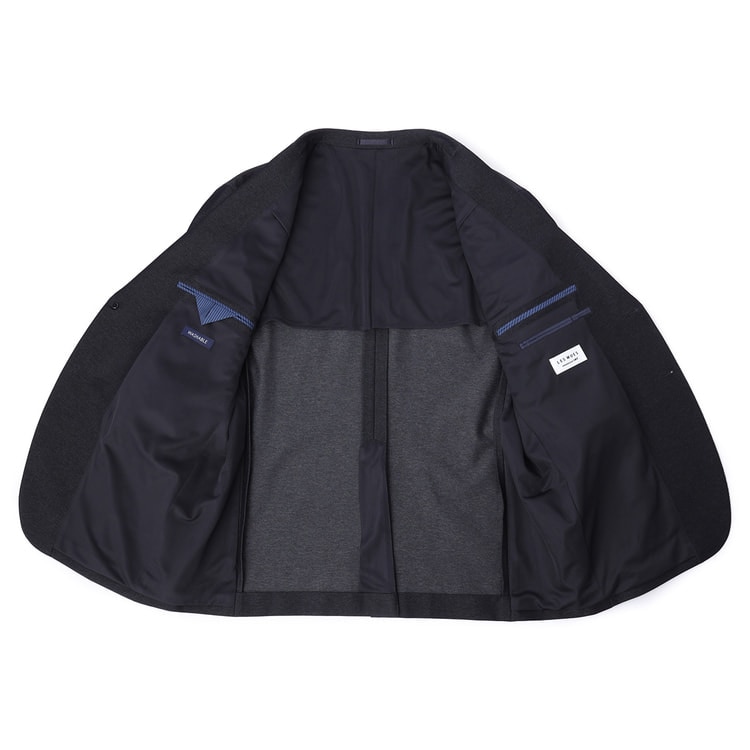 SizeMAX】洗える スーパーストレッチデニム調ジャケット LES MUES