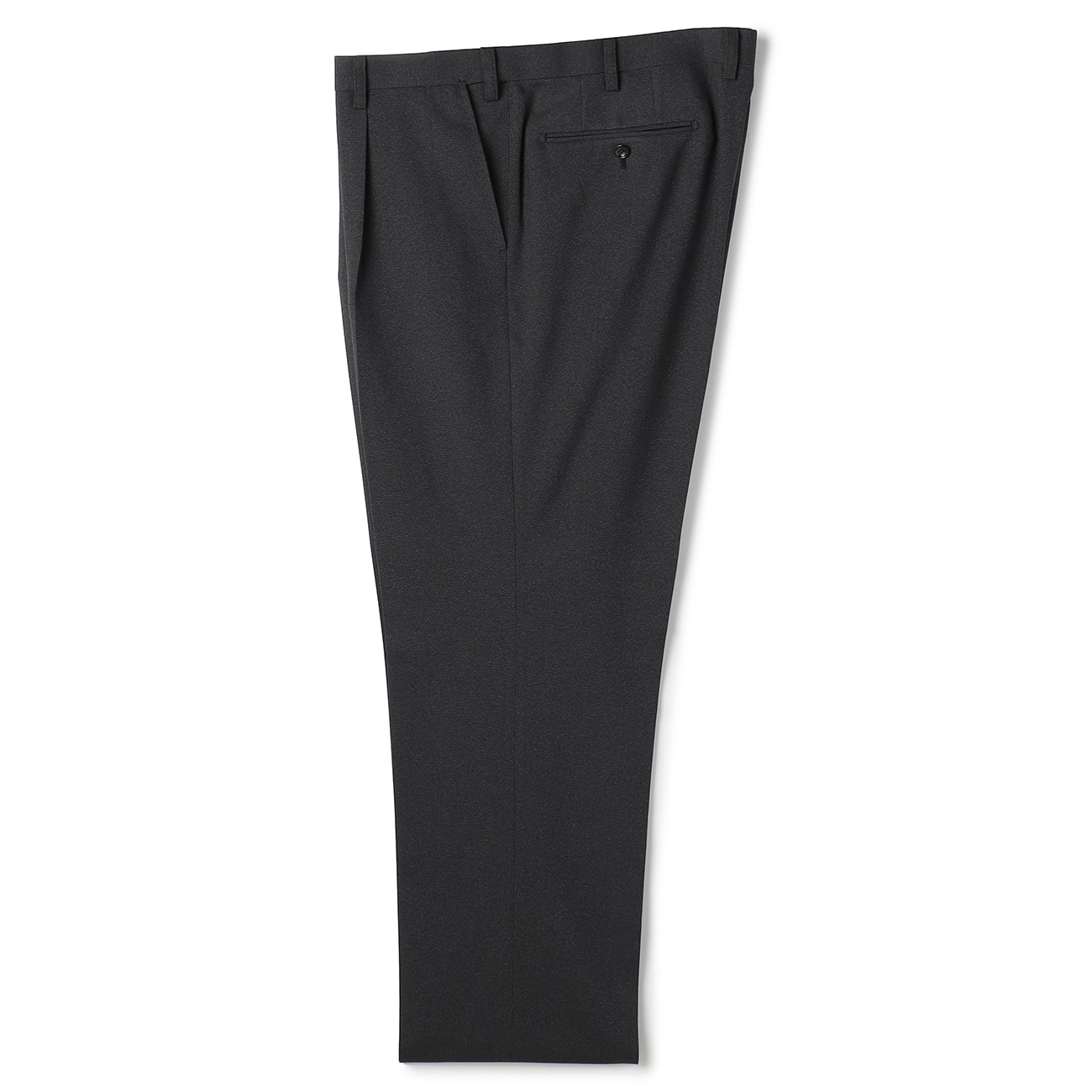 【SizeMAX】ウエストらくらく 洗える ノンアイロンストレッチ ワンタックパンツ グレーピンヘッド LES MUES セットアップ着用可 【SizeMAX】ウエストらくらく 洗える ノンアイロンストレッチ ワンタックパンツ グレーピンヘッド LES MUES セットアップ着用可