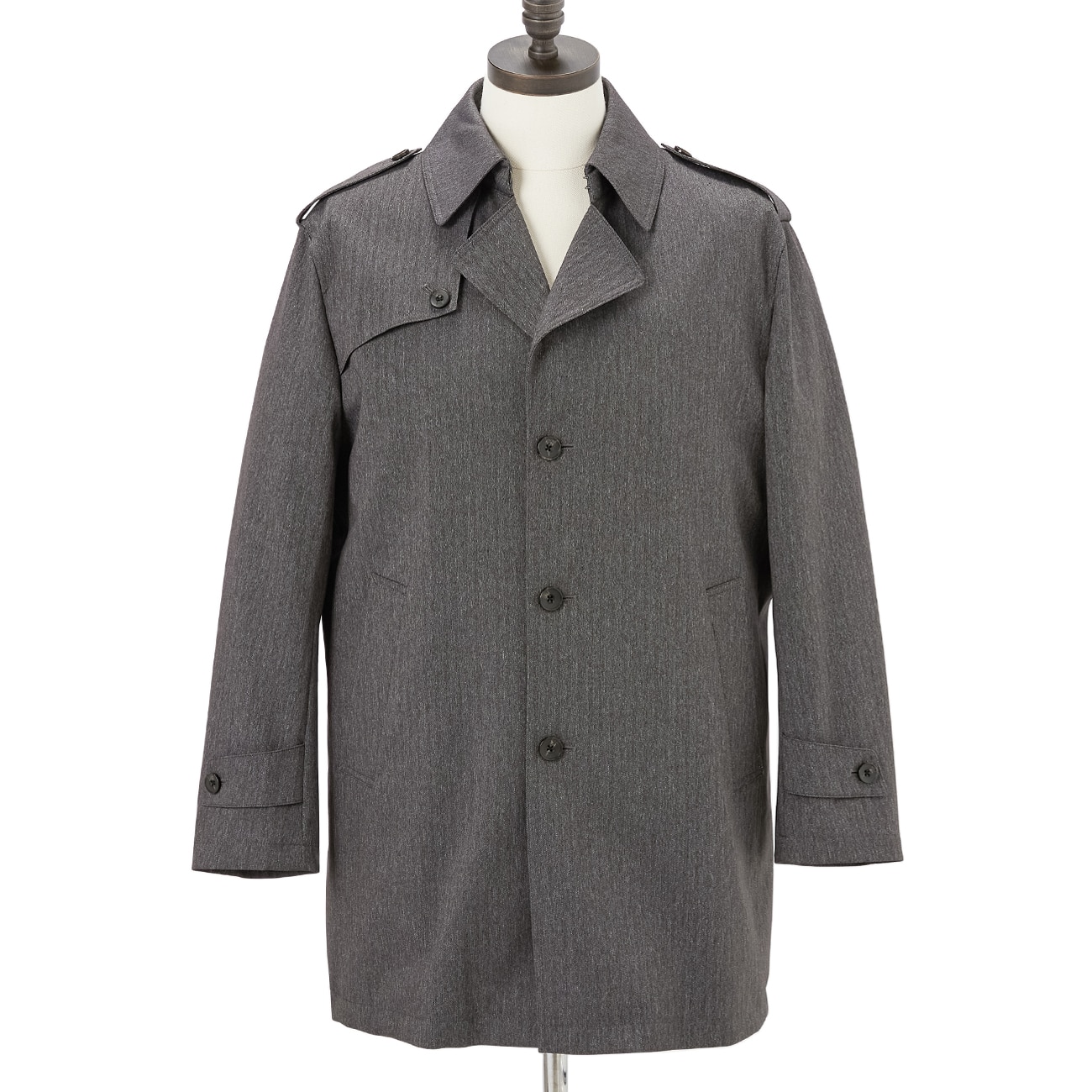 �ySizeMAX�z�͂��� �X�g���b�` �y�ʒg���g�����`�R�[�g �O���[�w�����{�[���� LES MUES �X�}�[�g