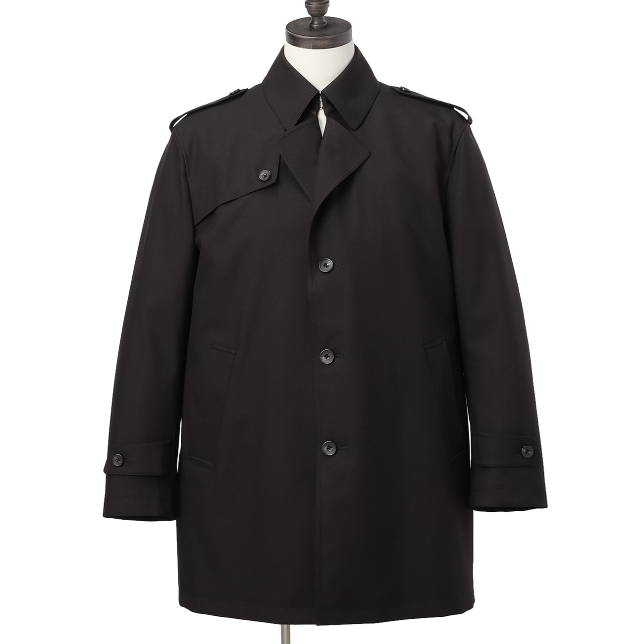 SizeMAX】はっ水 ストレッチ 軽量トレンチコート LES MUES スマ