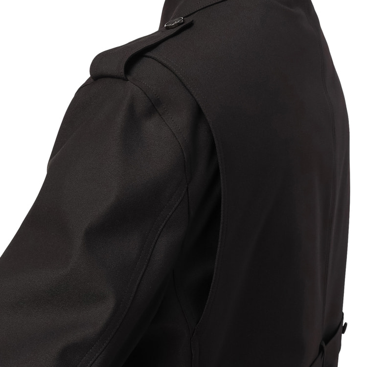 SizeMAX】はっ水 ストレッチ 軽量トレンチコート LES MUES スマ