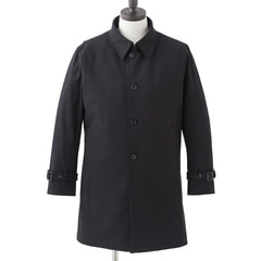 SizeMAX】はっ水 スーパーストレッチ ステンカラーコート LES MUE