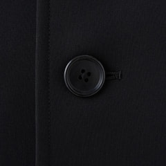 新品未使用LES MUES トップミクロスⅥ はっ水 ステンカラーコート L SHIN BLACK はっ水 軽量 ストレッチ ステンカラーコート LES MU