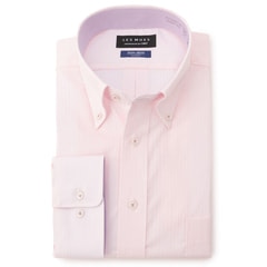 SizeMAX】ノンアイロン スパーノストレッチ ボタンダウンシャツ