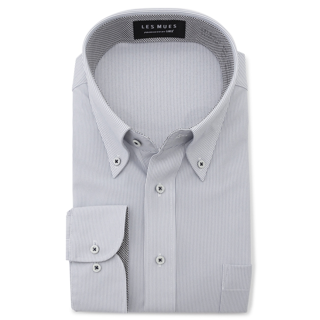 �ySizeMAX�z�A�X���[�g���f�� �m���A�C�����X�[�p�[�X�g���b�` �{�^���_�E���V���c LES MUES �x�[�V�b�N