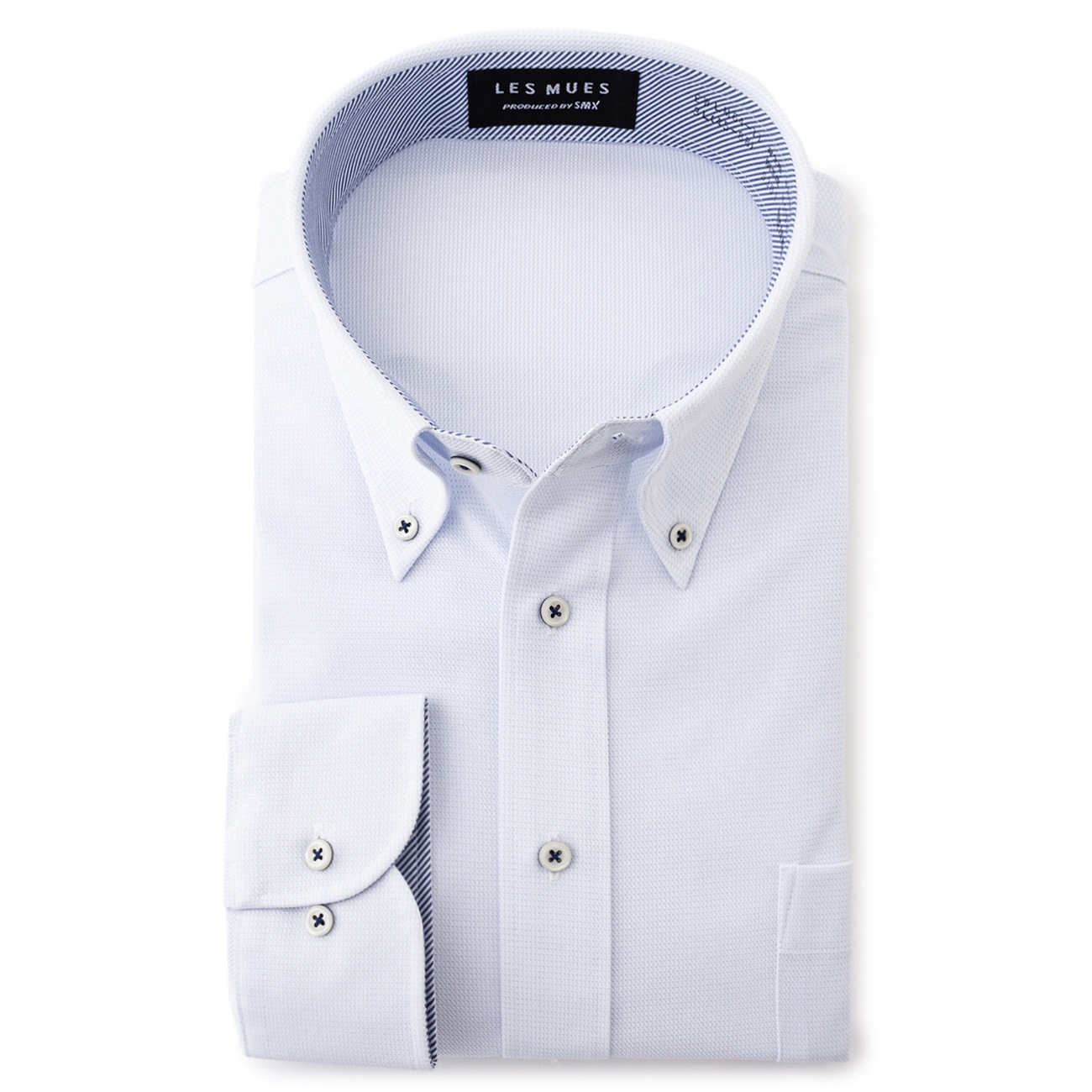 �ySizeMAX�z�A�X���[�g���f�� �m���A�C�����X�[�p�[�X�g���b�` �{�^���_�E���V���c LES MUES �x�[�V�b�N