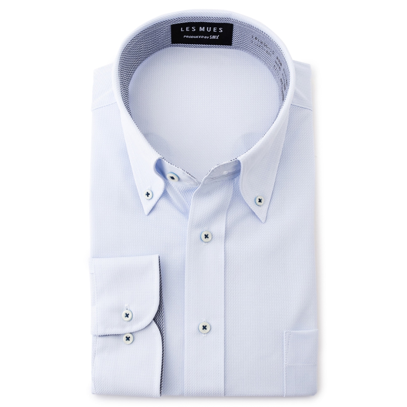 �ySizeMAX�z�A�X���[�g���f�� �m���A�C�����X�[�p�[�X�g���b�` �{�^���_�E���V���c LES MUES �x�[�V�b�N