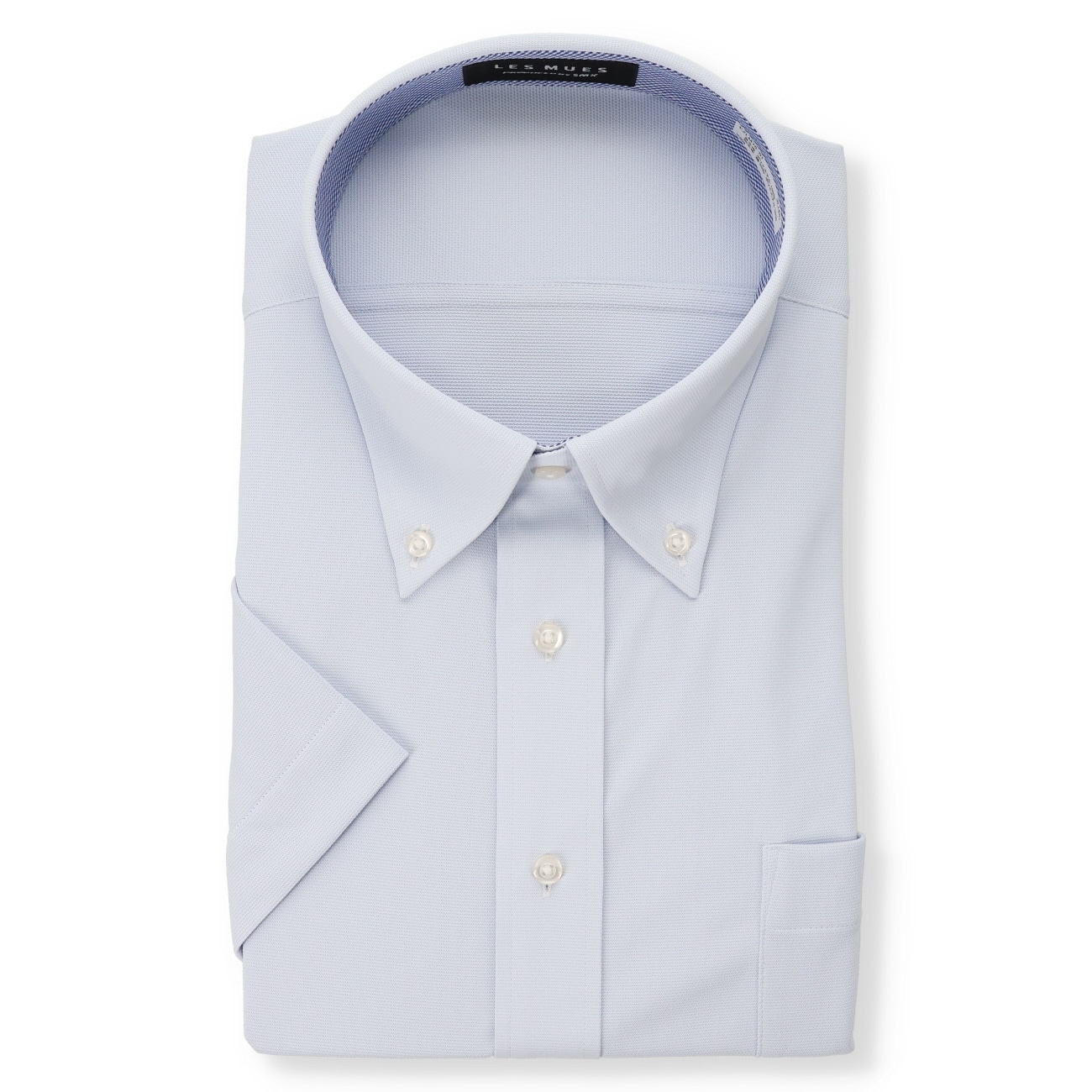【SizeMAX】【半袖】【空冷】エアクール QUICKLY DRY ノンアイロン スーパーストレッチ ボタンダウンシャツ LES MUES ベーシック 【SizeMAX】【半袖】【空冷】エアクール QUICKLY DRY ノンアイロン スーパーストレッチ ボタンダウンシャツ LES MUES ベーシック