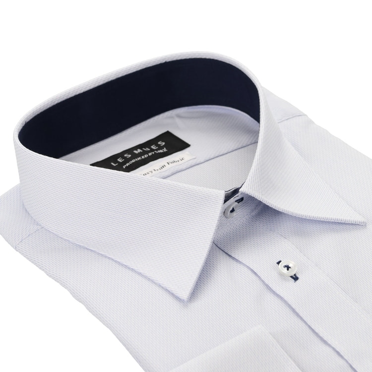 【SizeMAX】形態安定 消臭 抗菌防臭 レギュラーカラーシャツ LES MUES ベーシック