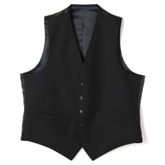 SizeMAX】黒シャドー×紺シャドー リバーシブルベスト LES MUES