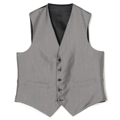 SizeMAX】nanoブラック 黒×グレー リバーシブルベスト LES MU【AOKI