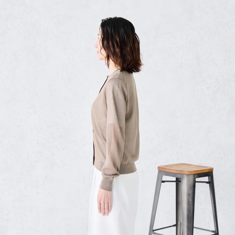 WEB限定商品】ポータブルシアーカーディガン CROSS FUNCTION【AOKI公式