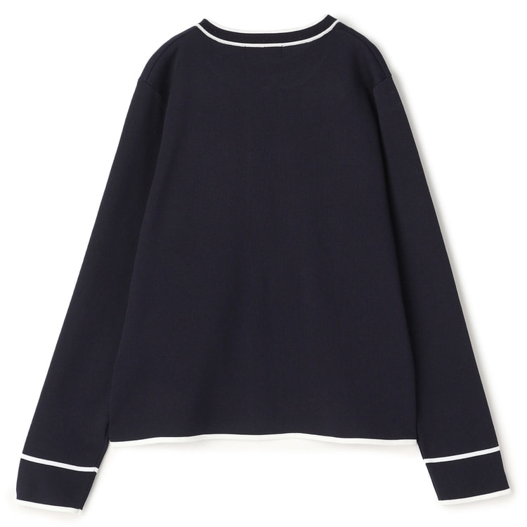 アウトレット】【WEB限定商品】配色パイピングニットジャケット CROSS