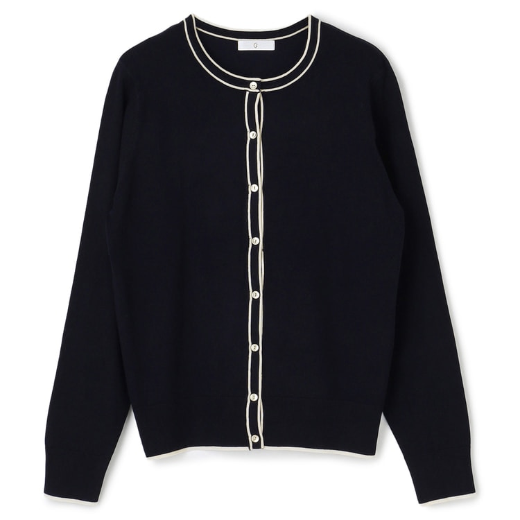 WEB限定商品】配色クルーネックカーディガン CROSS FUNCTION