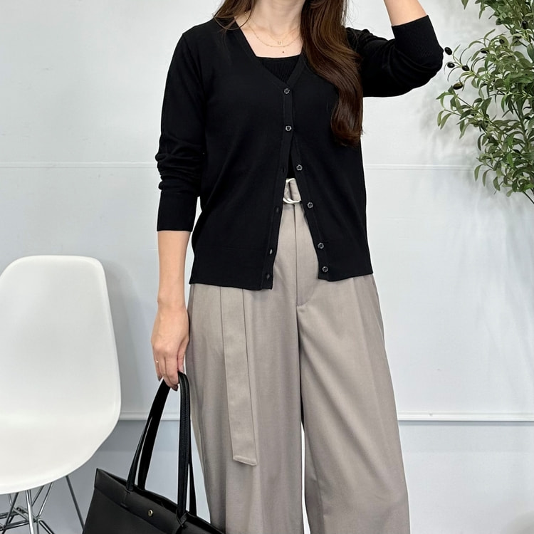 WEB限定商品】Vネックカーディガン CROSS FUNCTION【AOKI公式通販】