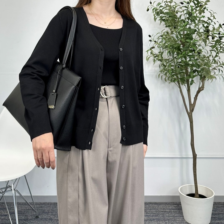 WEB限定商品】Vネックカーディガン CROSS FUNCTION【AOKI公式通販】