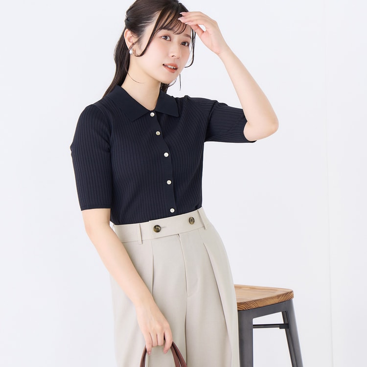 ルネ 半袖ポロニット ≪Oggi.jp4月号掲載≫ ポロニット 半袖【AOKI公式通販】