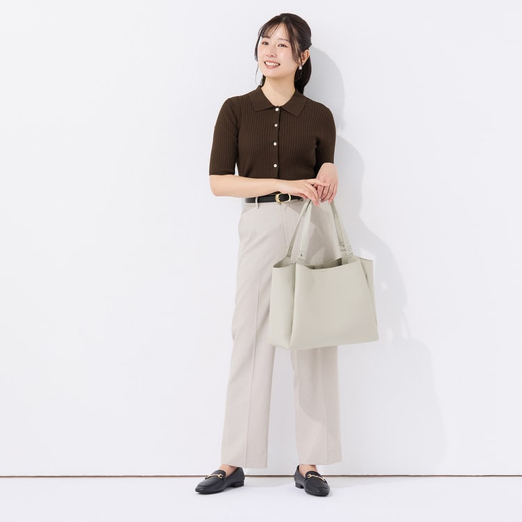 ≪Oggi.jp4月号掲載≫ ポロニット 半袖【AOKI公式通販】