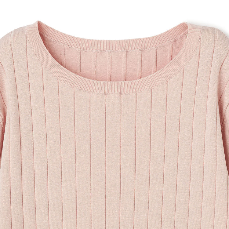 ≪sweet2月号・Oggi.jp1月号掲載≫ ボートネックリブニット【AOKI公式