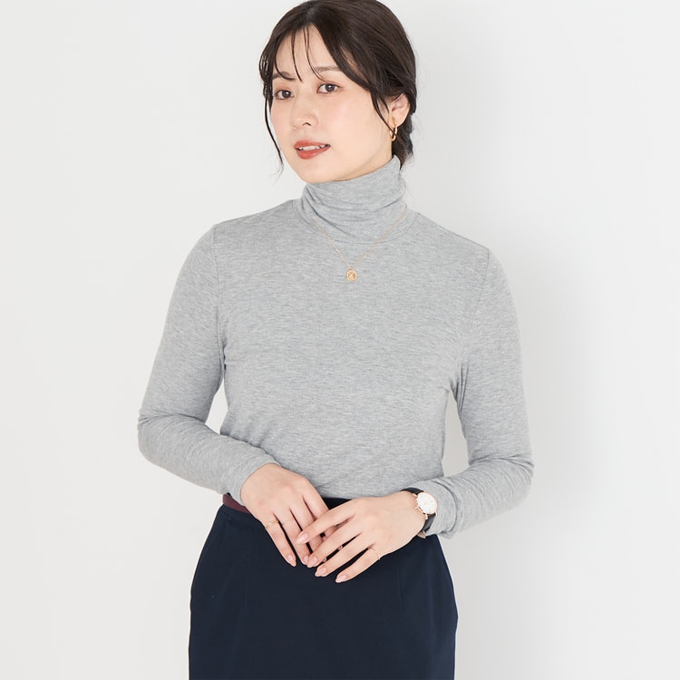 ≪Oggi12月号掲載≫ タートルネックカットソー【AOKI公式通販】
