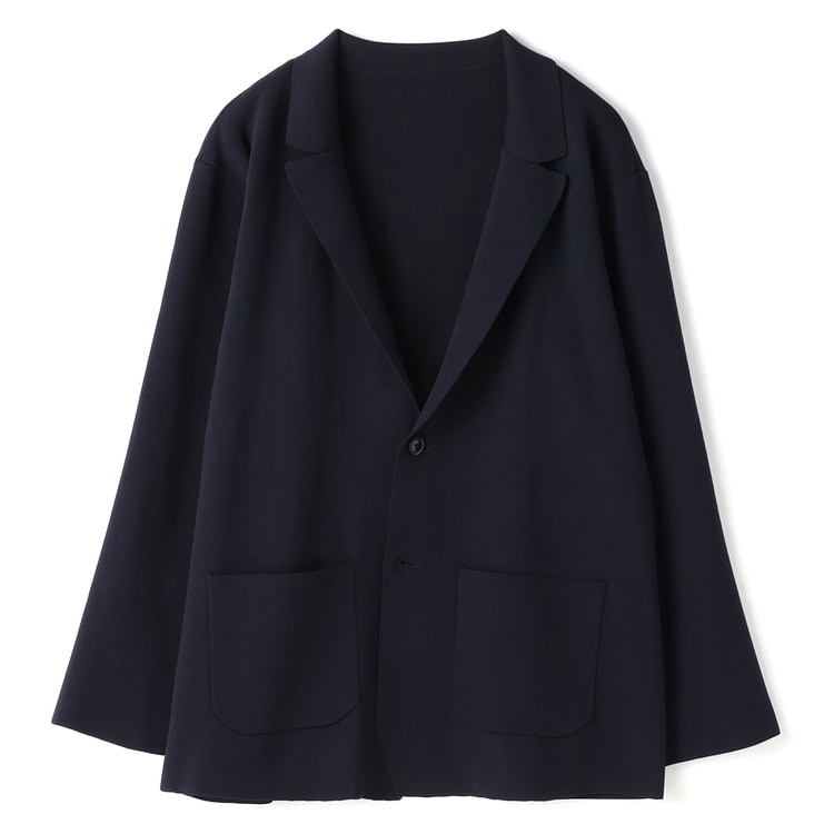 SizeMAX】【パジャマスーツ】 総針 軽量ニットジャケット セットアップ  