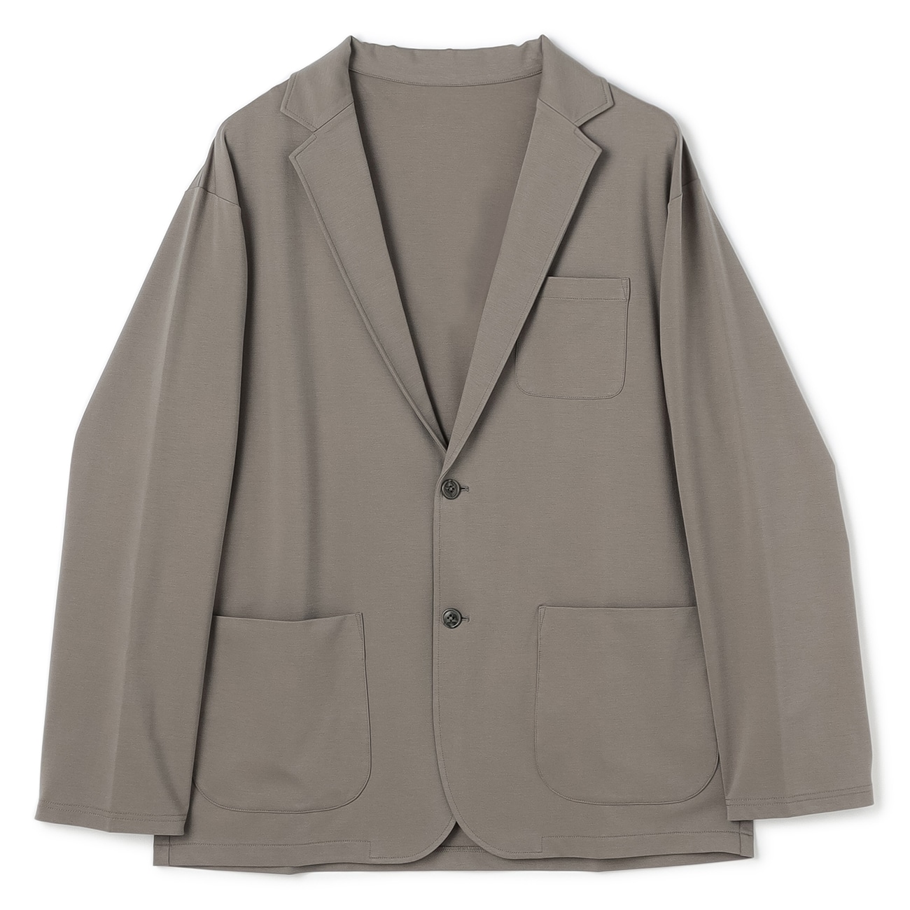 【未使用タグ】AOKI パジャマスーツ セット ナイロンポンチ　グレージュ L SizeMAX】【パジャマスーツ】ナイロンポンチジャケット セットアップ