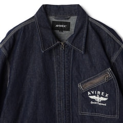 AVIREX デニムジャケット gジャン 「CROSSOVER」G-JACKET / G