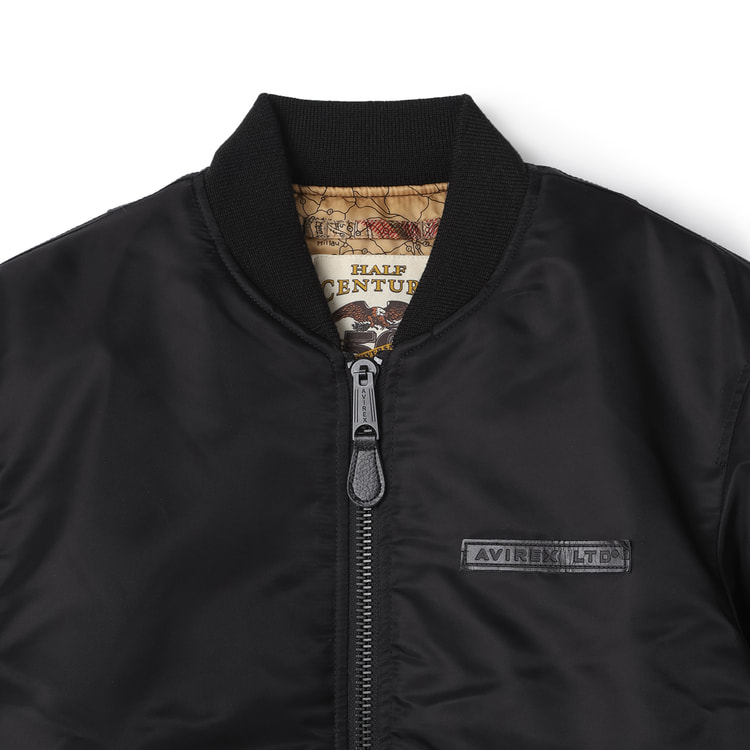 SizeMAX】AVIREX MA-1 SIGNATURE BIG LOGO 【AOKI公式通販】