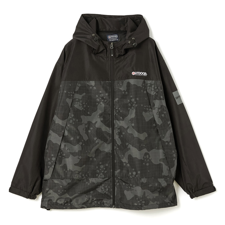 Slider Store カモフラ　メッシュパーカー SizeMAX】OUTDOOR デュスポ裏メッシュカモフラージュ柄パーカー【AOKI